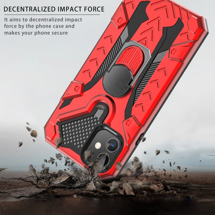 For iPhone 11 Armor Knight Series 2 in 1 PC + TPU Protective Case with Ring Holder