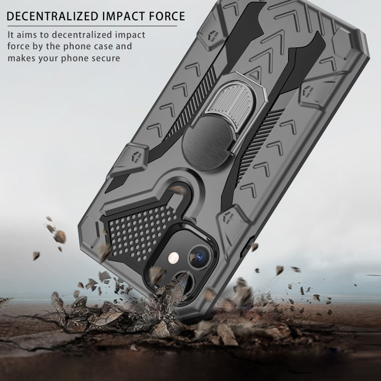 For iPhone 11 Armor Knight Series 2 in 1 PC + TPU Protective Case with Ring Holder