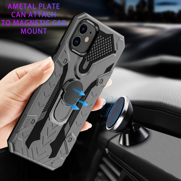 For iPhone 11 Armor Knight Series 2 in 1 PC + TPU Protective Case with Ring Holder