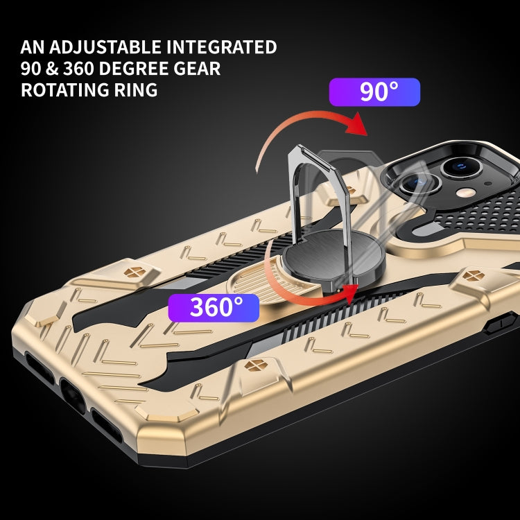 For iPhone 11 Armor Knight Series 2 in 1 PC + TPU Protective Case with Ring Holder