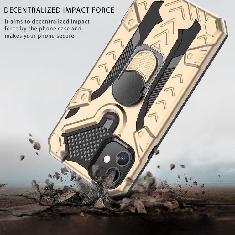 For iPhone 11 Armor Knight Series 2 in 1 PC + TPU Protective Case with Ring Holder