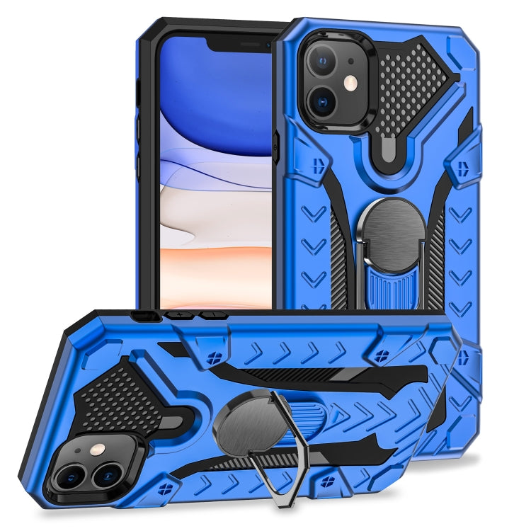 For iPhone 11 Armor Knight Series 2 in 1 PC + TPU Protective Case with Ring Holder