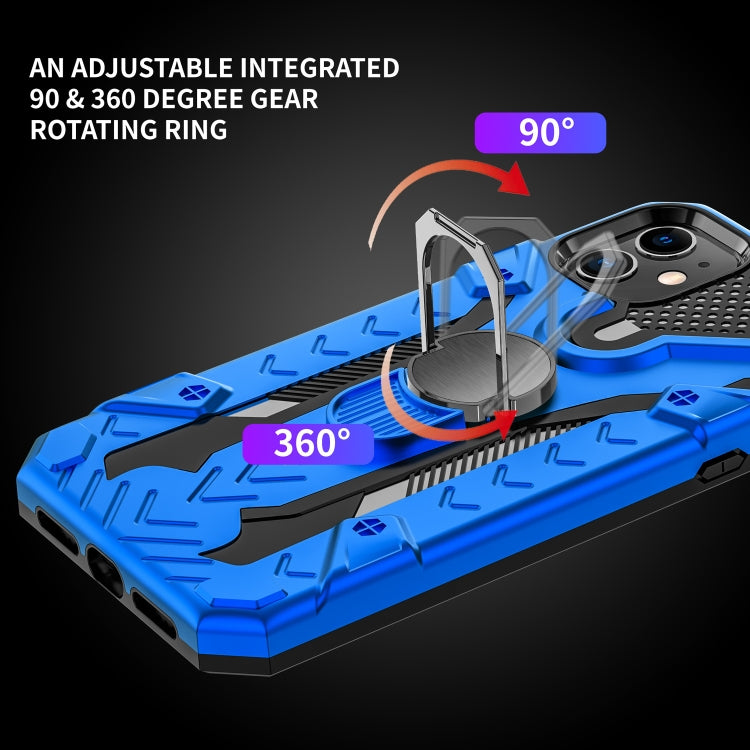 For iPhone 11 Armor Knight Series 2 in 1 PC + TPU Protective Case with Ring Holder