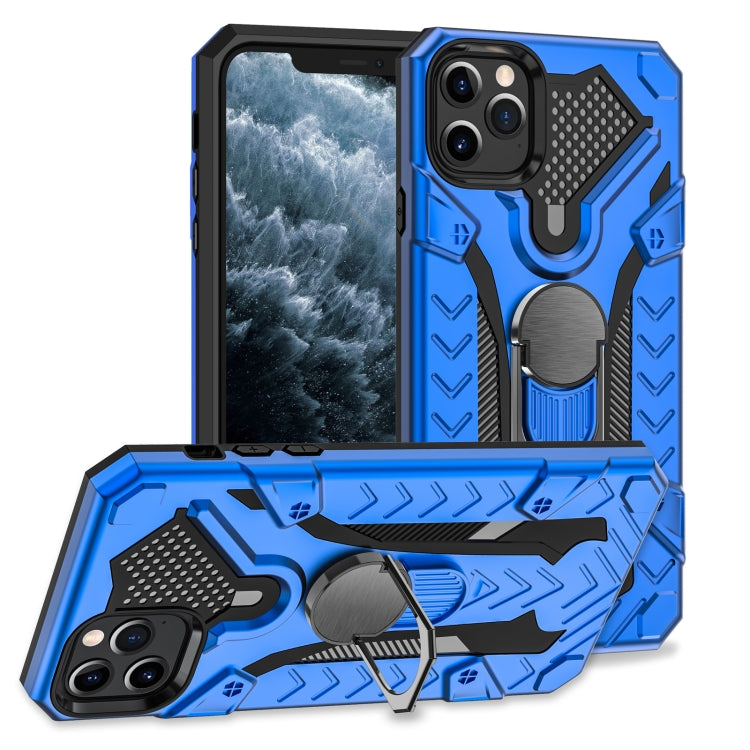 For iPhone 11 Pro Max Armor Knight Series 2 in 1 PC + TPU Protective Case with Ring Holder