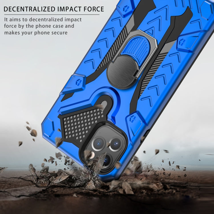 For iPhone 11 Pro Max Armor Knight Series 2 in 1 PC + TPU Protective Case with Ring Holder