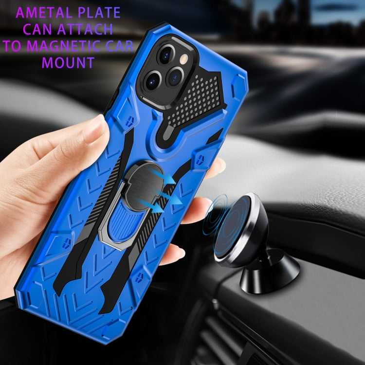 For iPhone 11 Pro Max Armor Knight Series 2 in 1 PC + TPU Protective Case with Ring Holder