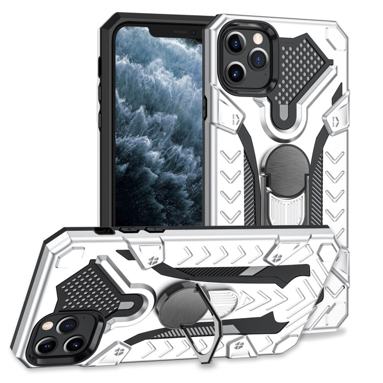 For iPhone 11 Pro Max Armor Knight Series 2 in 1 PC + TPU Protective Case with Ring Holder