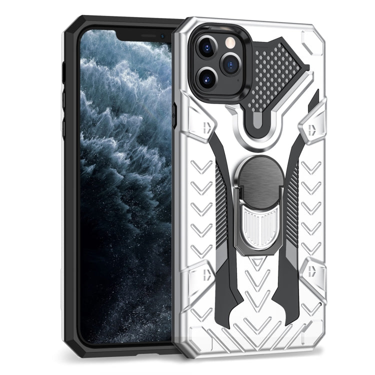 For iPhone 11 Pro Max Armor Knight Series 2 in 1 PC + TPU Protective Case with Ring Holder