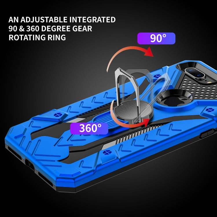 For iPhone 8 Plus & 7 Plus Armor Knight Series 2 in 1 PC + TPU Protective Case with Ring Holder