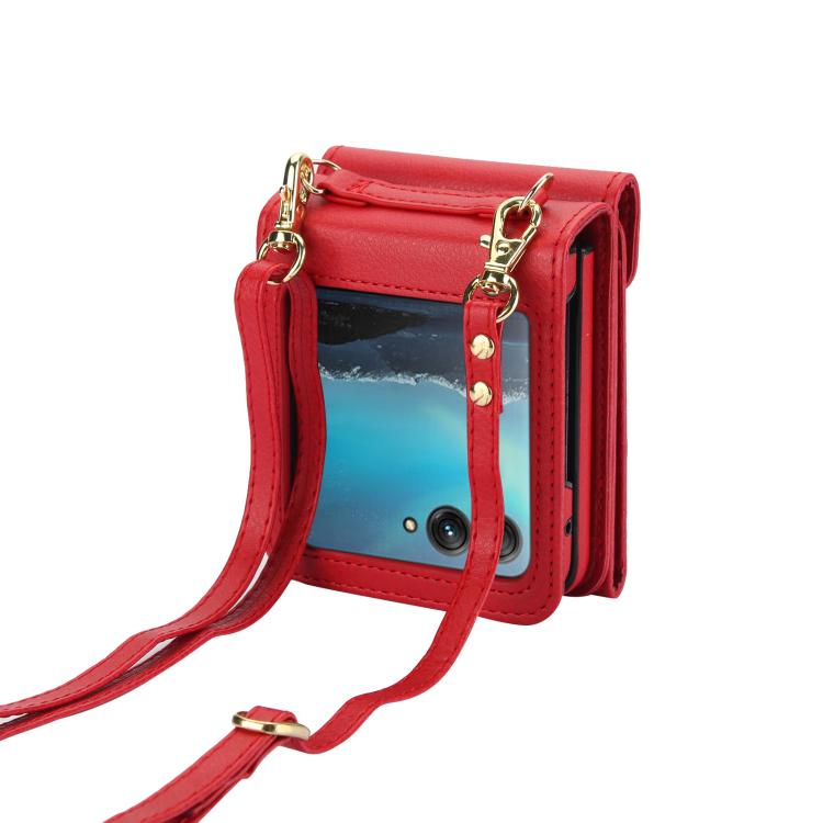 For Motorola Razr 40 Ultra Ring Holder RFID Card Slot Phone Case