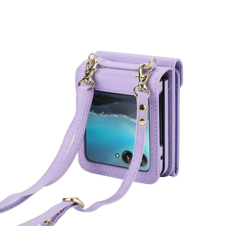 For Motorola Razr 50 Ultra Ring Holder RFID Card Slot Phone Case