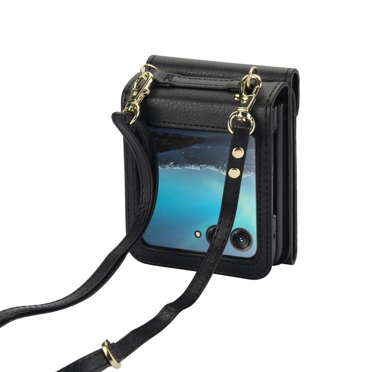 For Motorola Razr 60 Ultra Ring Holder RFID Card Slot Phone Case