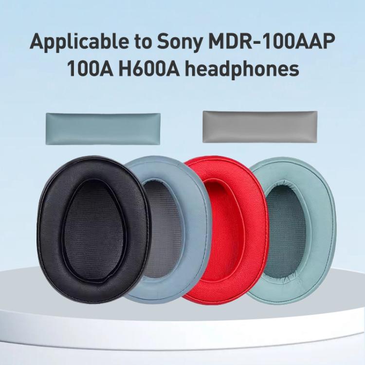 Headphone Protein Leather Headband Protective Cover For Sony MDR-100A / MDR-100AAP / DR-H600A