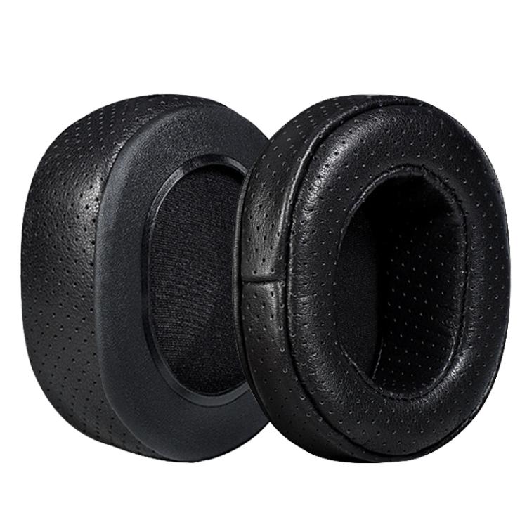 2pcs Cowhide Earphone Replacement Earpads Pads For Sony MDR-DS7500 / RF7500 - Black