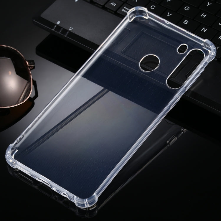 For Samsung Galaxy A21 Four-Corner Anti-Drop Ultra-Thin TPU Case