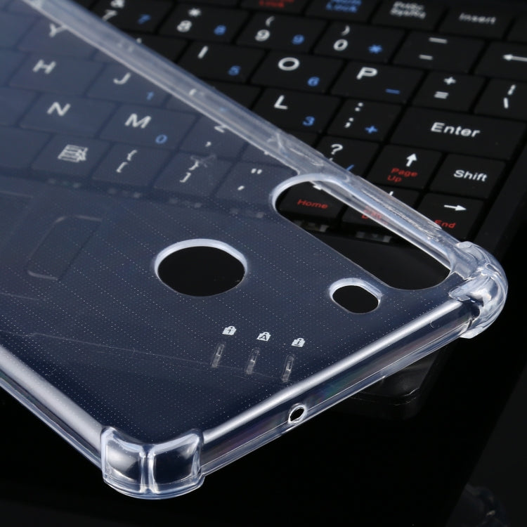 For Samsung Galaxy A21 Four-Corner Anti-Drop Ultra-Thin TPU Case