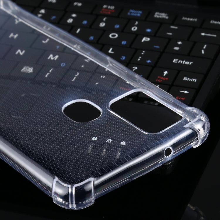 For Samsung Galaxy A21s Four-Corner Anti-Drop Ultra-Thin TPU Case