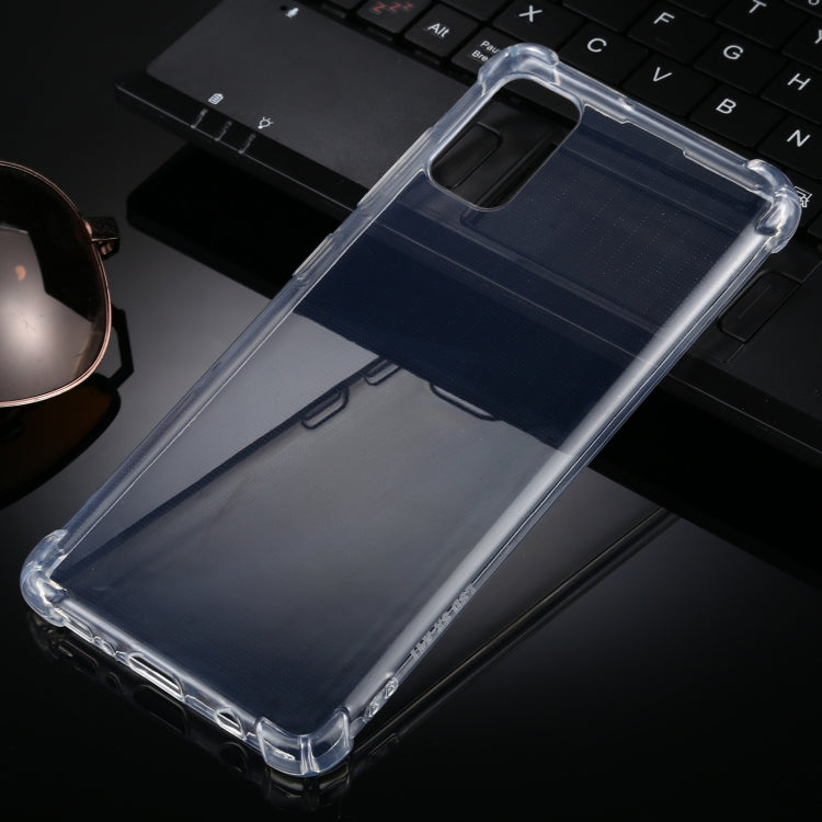 For Samsung Galaxy A41 Four-Corner Anti-Drop Ultra-Thin TPU Case