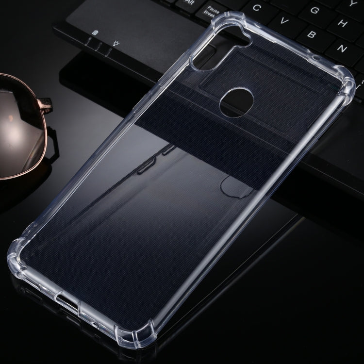 For Samsung Galaxy M11 / A11 Four-Corner Anti-Drop Ultra-Thin TPU Case