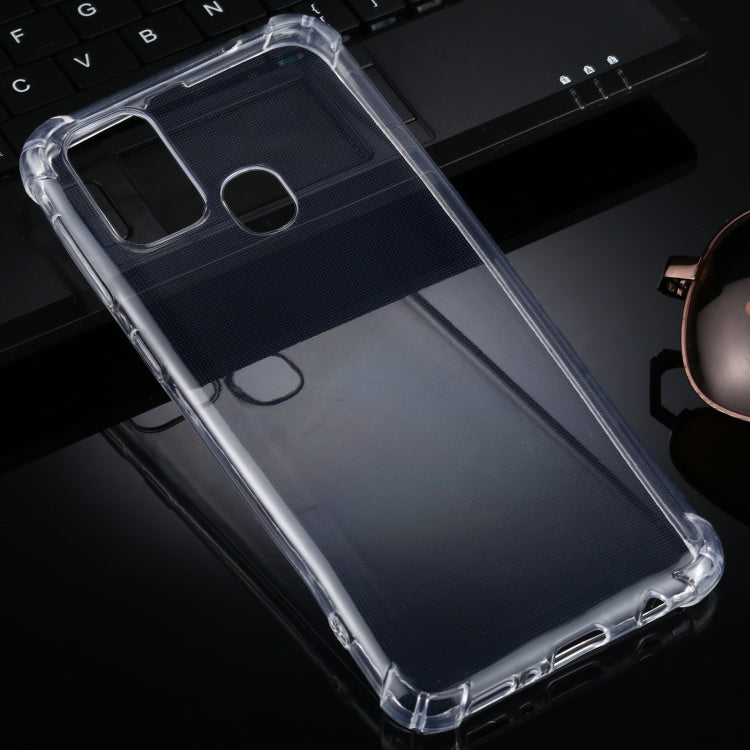 For Samsung Galaxy M31 Four-Corner Anti-Drop Ultra-Thin TPU Case