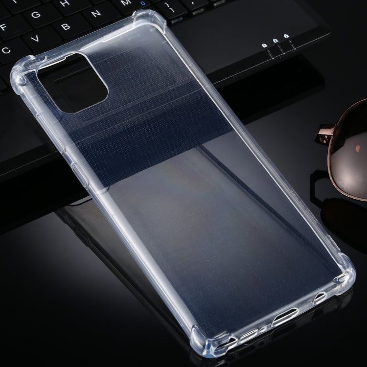 For Samsung Galaxy M60s / A81 Four-Corner Anti-Drop Ultra-Thin TPU Case