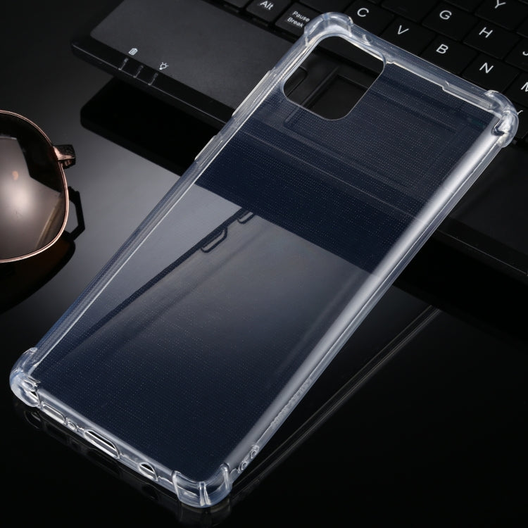 For Samsung Galaxy M60s / A81 Four-Corner Anti-Drop Ultra-Thin TPU Case