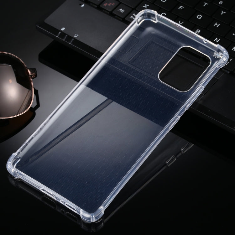 For Samsung Galaxy M80s / A91 Four-Corner Anti-Drop Ultra-Thin TPU Case