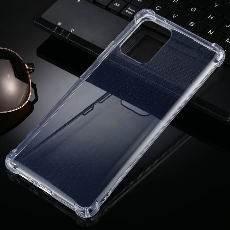 For Samsung Galaxy M80s / A91 Four-Corner Anti-Drop Ultra-Thin TPU Case