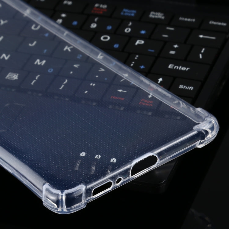 For Samsung Galaxy M80s / A91 Four-Corner Anti-Drop Ultra-Thin TPU Case