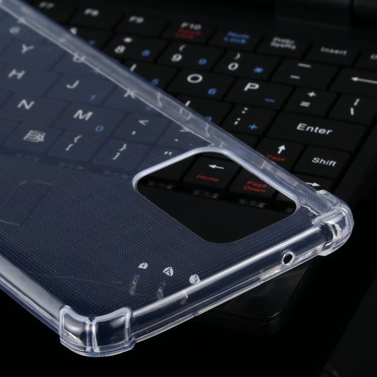 For Samsung Galaxy M80s / A91 Four-Corner Anti-Drop Ultra-Thin TPU Case