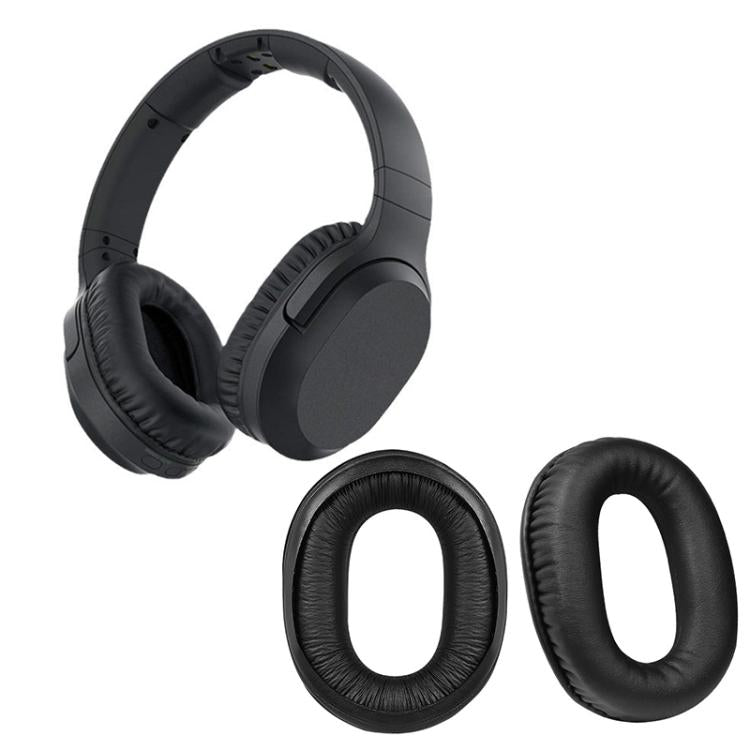 2pcs Protein Leather Earphone Replacement Earpads Pads For Sony MDR-RF995R / WH-RF400R - Black