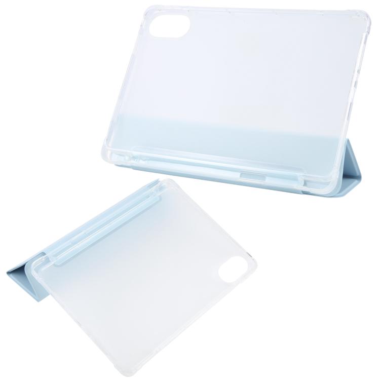 For Xiaomi Redmi Pad 2 3-fold Clear TPU Smart Leather Tablet Case with Pen Slot