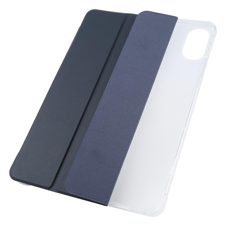 For Xiaomi Redmi Pad 2 3-fold Clear TPU Smart Leather Tablet Case with Pen Slot