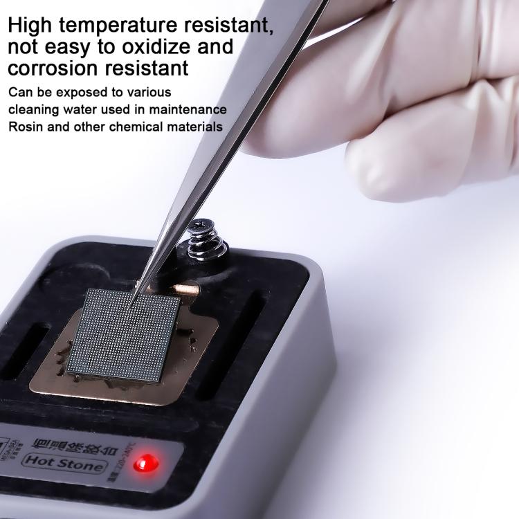 MEGA-IEDA High Hard Non-magnetic Stainless Steel Repair Tweezers, Model:Short Tip