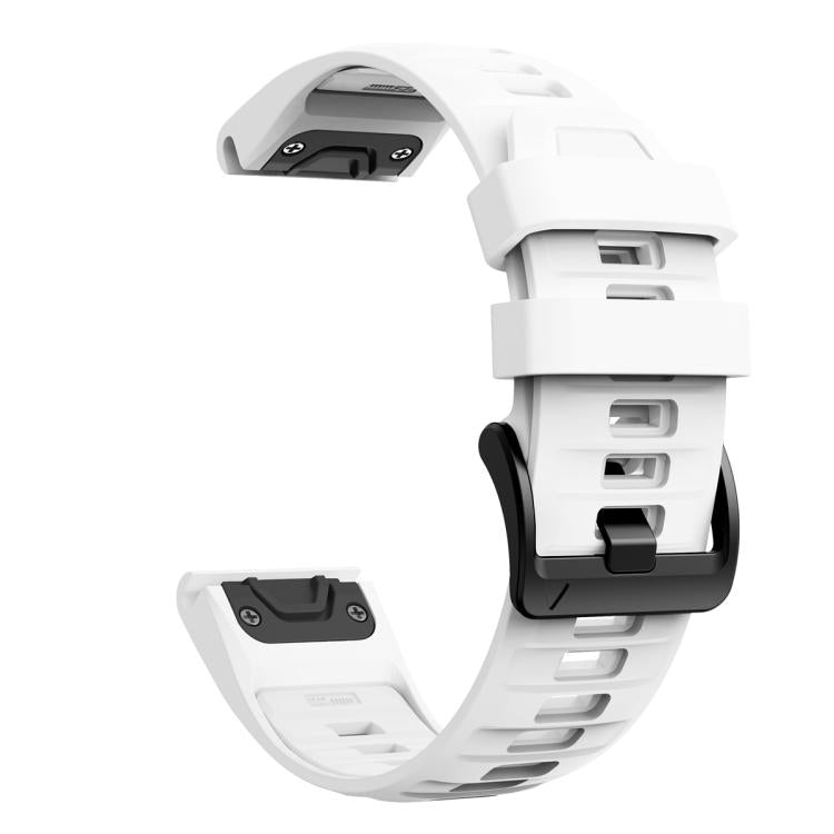 For Garmin 20mm Quick Release Solid Color Silicone Watch Band