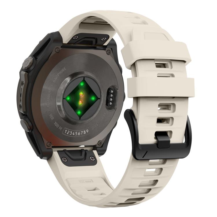 For Garmin 20mm Quick Release Solid Color Silicone Watch Band