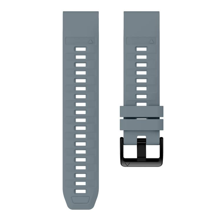 For Garmin 22mm Quick Release Solid Color Silicone Watch Band