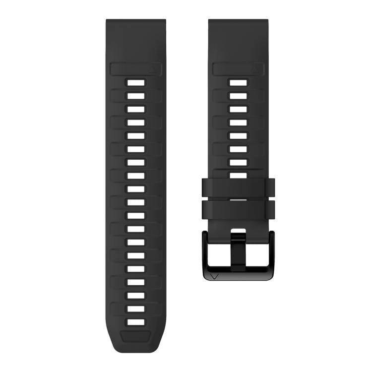 For Garmin 26mm Quick Release Solid Color Silicone Watch Band