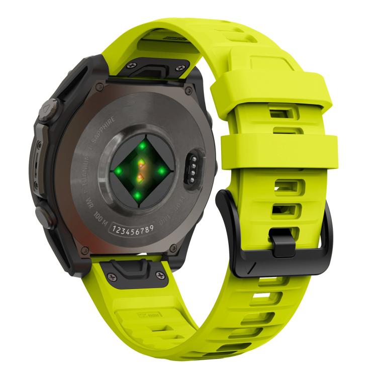 For Garmin 26mm Quick Release Solid Color Silicone Watch Band