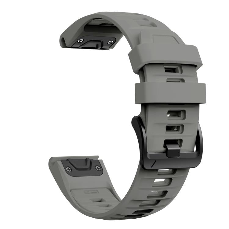 For Garmin 26mm Quick Release Solid Color Silicone Watch Band