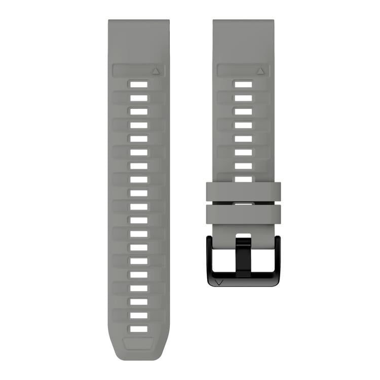For Garmin 26mm Quick Release Solid Color Silicone Watch Band