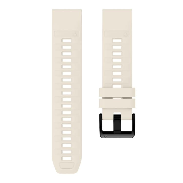 For Garmin 26mm Quick Release Solid Color Silicone Watch Band