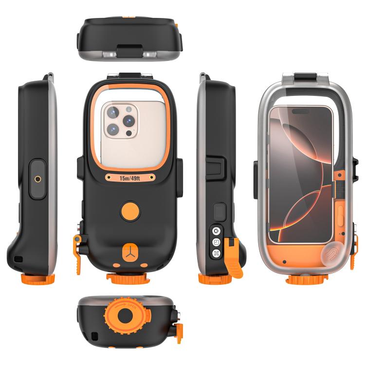 RedPepper Diving Case 15m Waterproof Protective Case for iPhone / Samsung / vivo / Huawei / Xiaomi