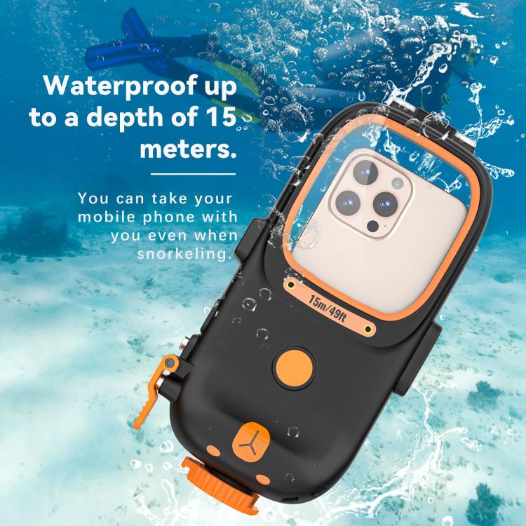 RedPepper Diving Case 15m Waterproof Protective Case for iPhone / Samsung / vivo / Huawei / Xiaomi