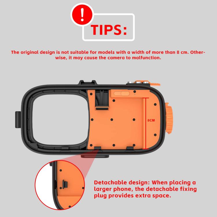 RedPepper Diving Case 15m Waterproof Protective Case for iPhone / Samsung / vivo / Huawei / Xiaomi