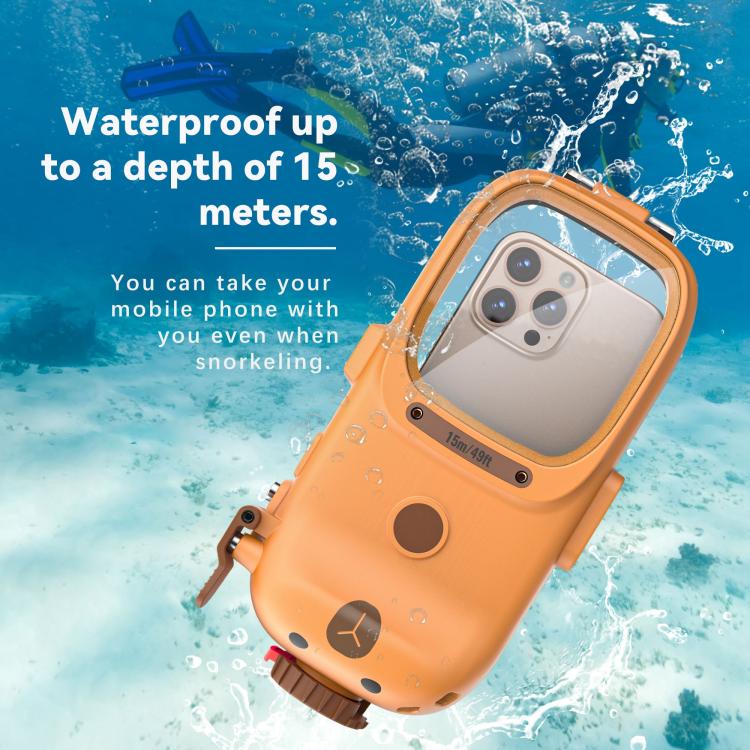 RedPepper Diving Case 15m Waterproof Protective Case for iPhone / Samsung / vivo / Huawei / Xiaomi