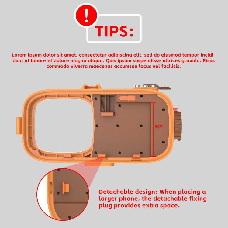 RedPepper Diving Case 15m Waterproof Protective Case for iPhone / Samsung / vivo / Huawei / Xiaomi