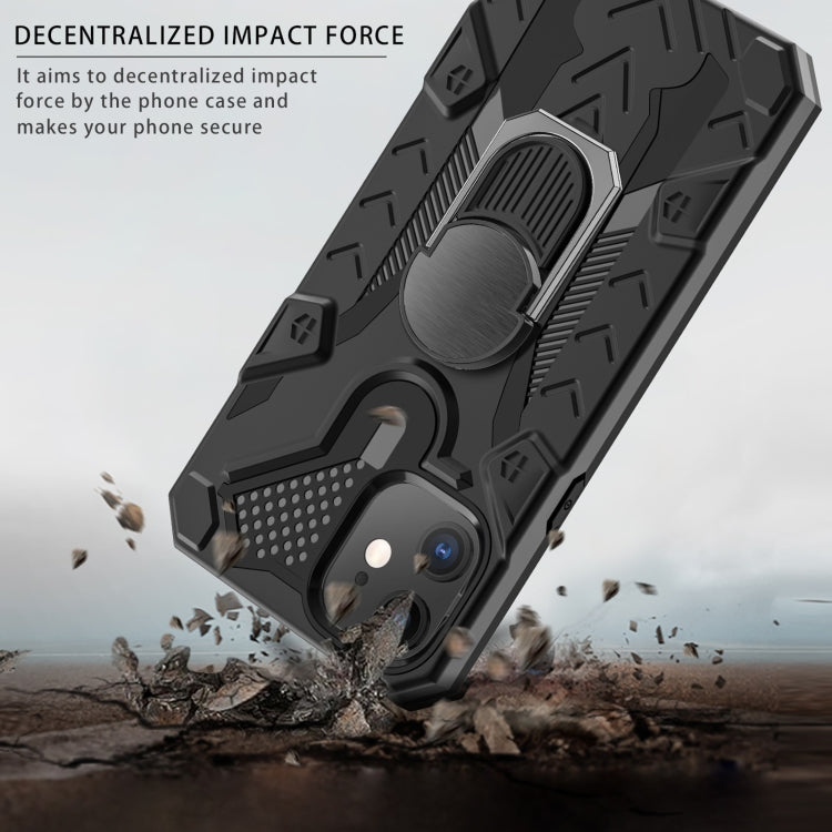 For iPhone 12 mini Iron Knight Series 2 in 1 PC + TPU Phone Case with Ring Holder