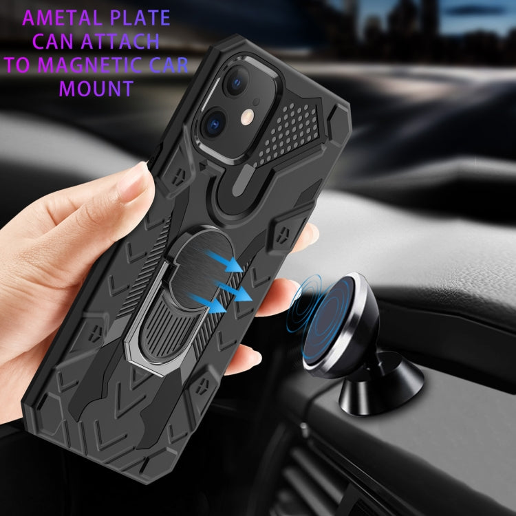 For iPhone 12 mini Iron Knight Series 2 in 1 PC + TPU Phone Case with Ring Holder