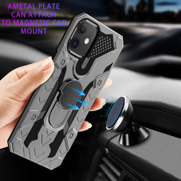 For iPhone 12 mini Iron Knight Series 2 in 1 PC + TPU Phone Case with Ring Holder